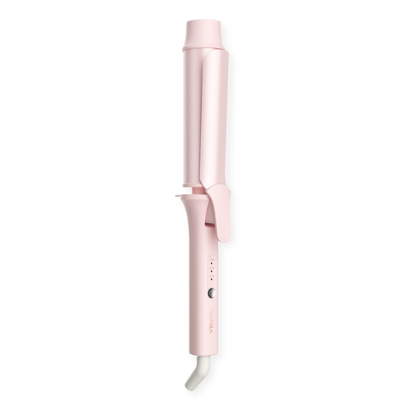 Original pink large-barrel curling iron