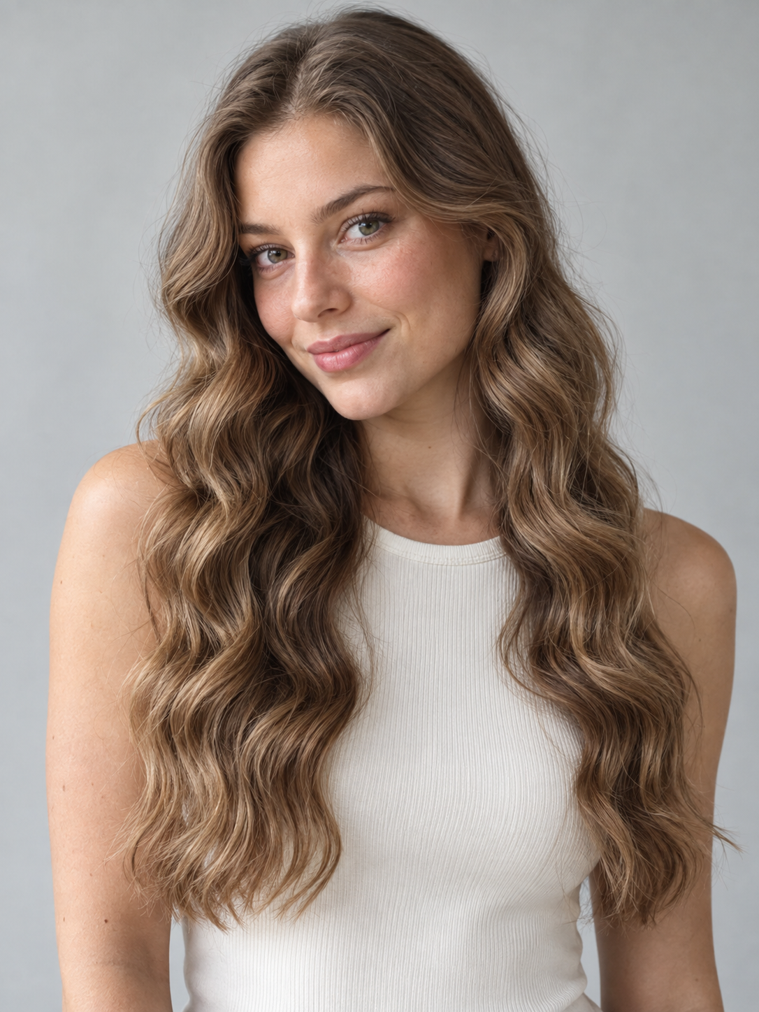 Front three-quarter wave hairstyle inspiration