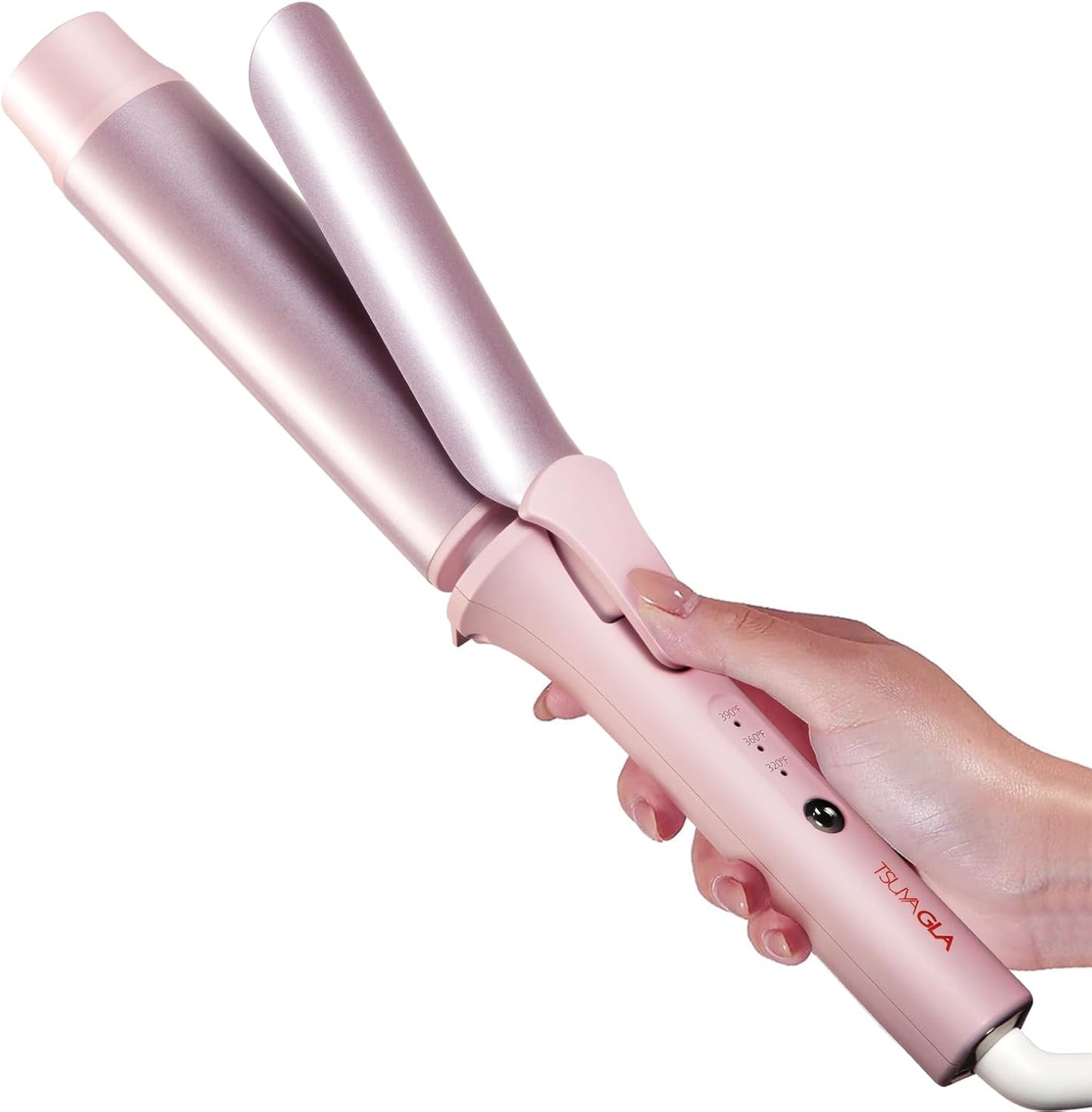 TSUYAGLA Large Hair Curling Wand, 1.6 Inch Big Barrel Curling Iron