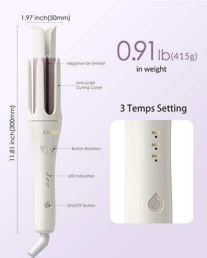 TSUYAGLA Automatic Curling Iron 1.25 Inch
