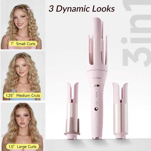 TSUYAGLA 3 in 1 Automatic Curling Iron