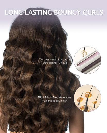 TSUYAGLA Automatic Curling Iron 1.25 Inch