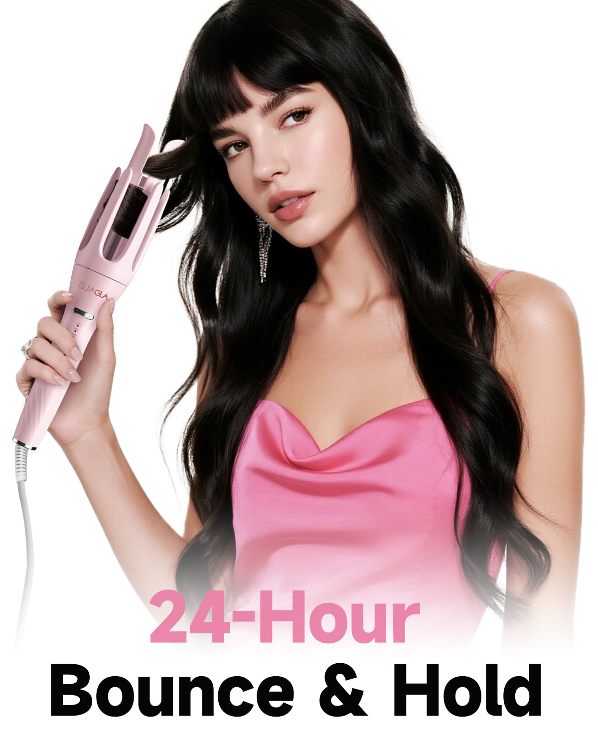 TSUYAGLA 3 in 1 Automatic Curling Iron, Hair Curlers with 3 Curling Barrels (1" - 1.25" - 1.5")